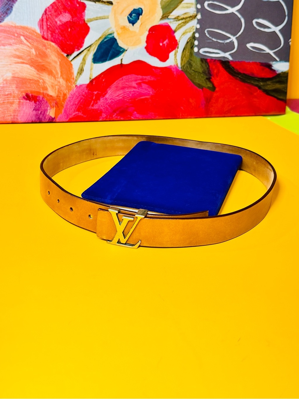 Louis Vuitton Tan Belt with Silver Buckle - Picture 11 of 15